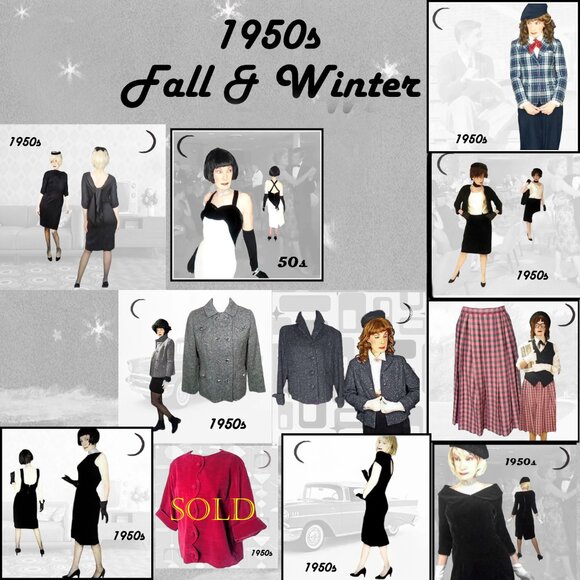 Black Velvet Cocktail Dress with White Sequins! Bombshell Formal Sheath 50s VTG - Picture 10 of 16